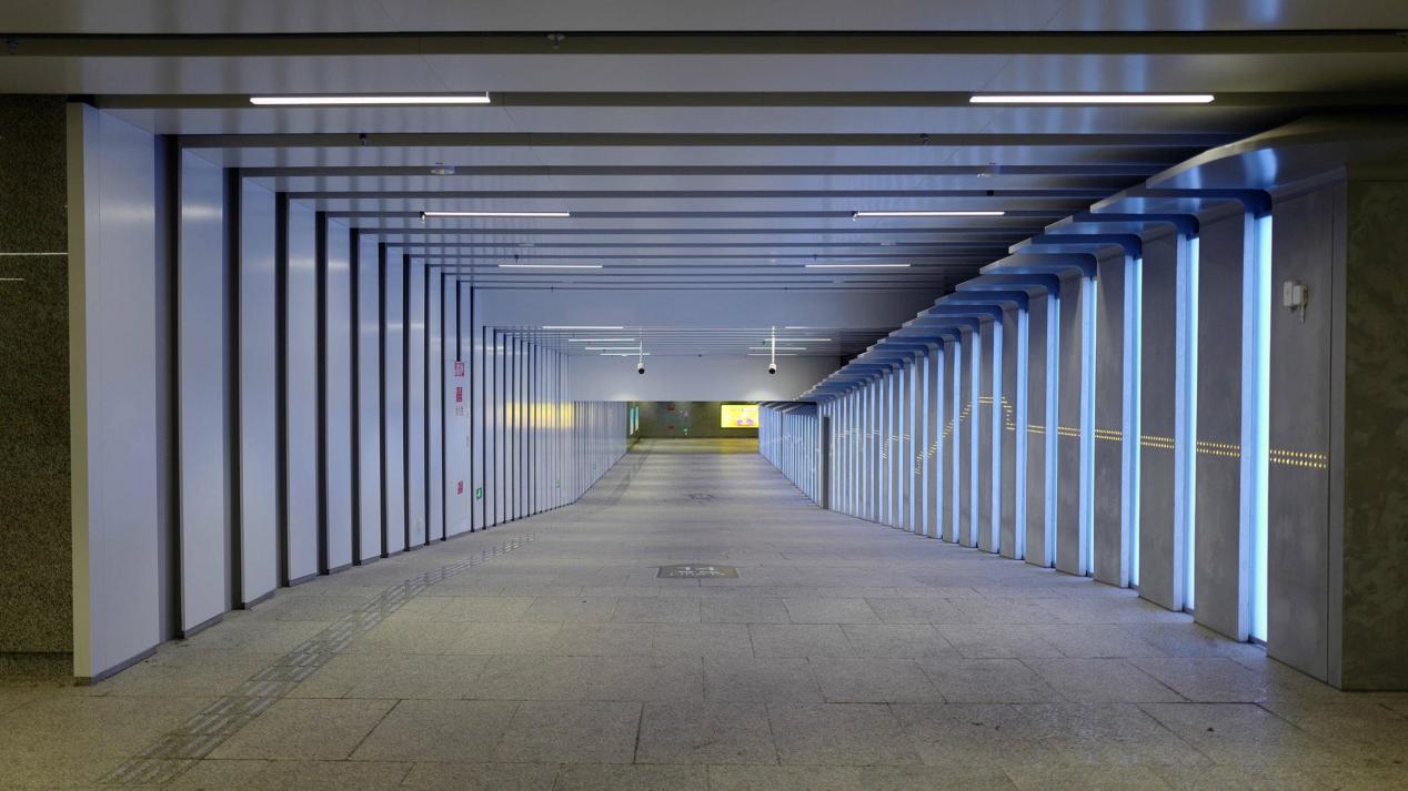 使用瑞驰兰结构自防水的城市下穿通道图片