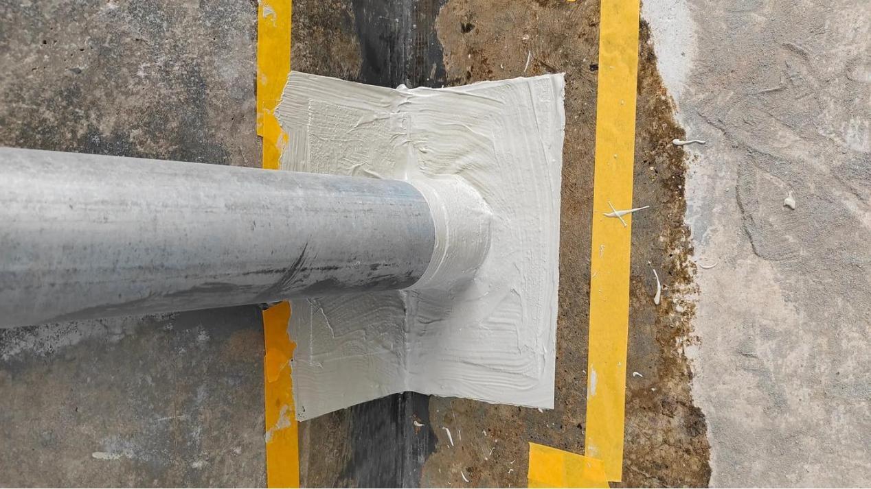 瑞驰兰®穿墙管三重防水密封构造示意图